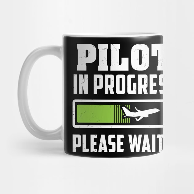 Pilot in Progress - Please wait... - Funny Future pilot by Shirtbubble